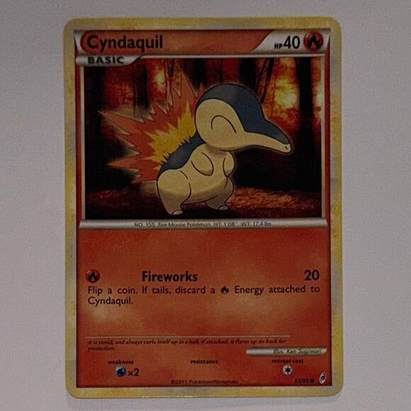 POKEMON CARD: Cyndaquil #55/95 (Pokemon Call of Legends) - Picture 1 of 2